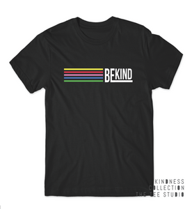 Be Kind Striped Rainbow Tee - Kindness Collection